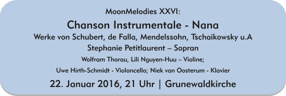 MM XXVI 22.1.2016 Chanson Instrumentale - Nana
