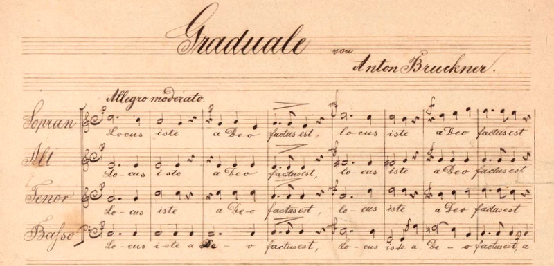 Bruckner - Locus iste (Manuscript)