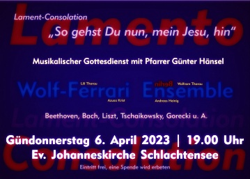 Flyer Passion 23 Schlachtensee Grndonnerstag